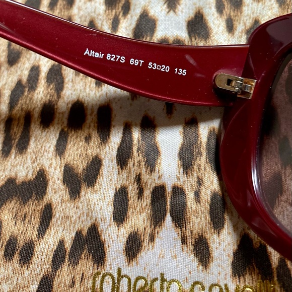 💥Roberto Cavalli Red Swarovski Crystal Embellished Altair Sunglasses💥 NIB - Picture 12 of 14